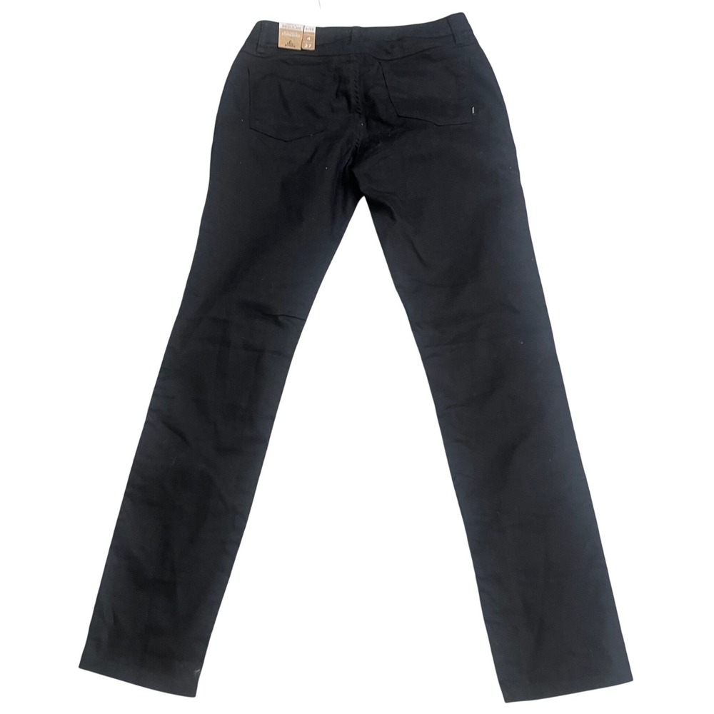 Prana Kayla Jean Regular Inseam Black Out Organic Stretch Denim Pants Sz 4 NWt